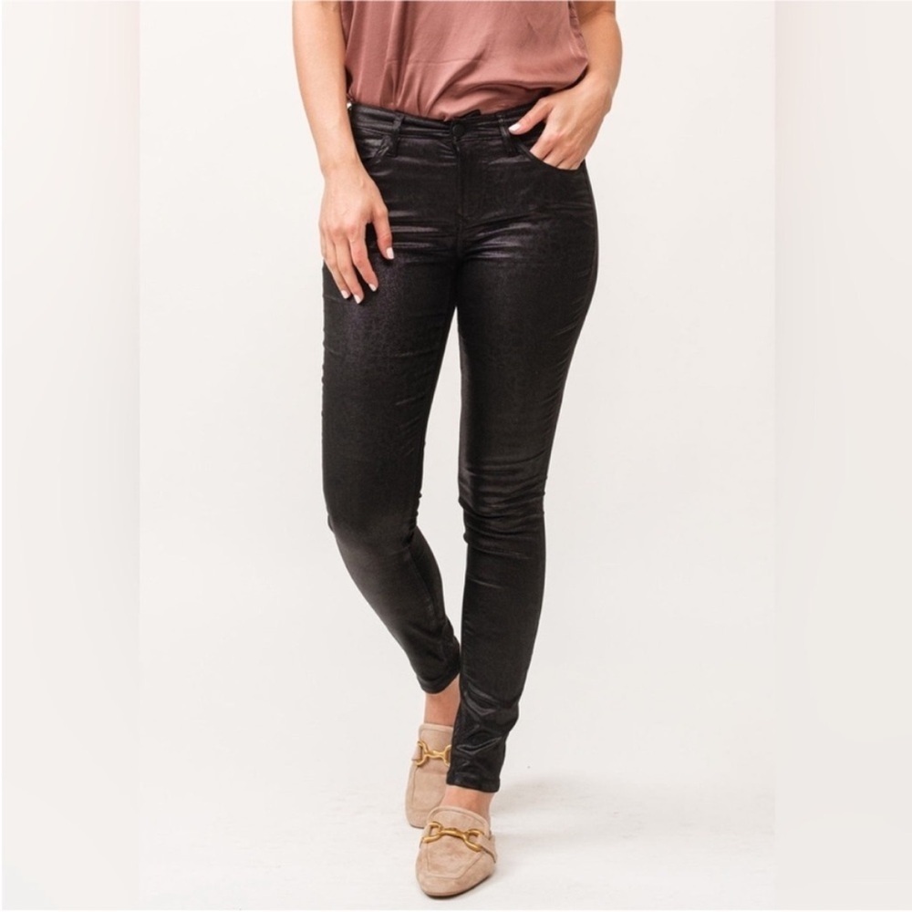 Dear John Black Skinny Pants Sleek Versatile